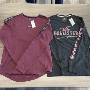 2 XS Hollister Shirts BNWT